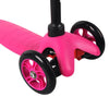 Image of Monvelo Pink Scooter for Kids Deluxe 3 Wheel Glider with Kick And Go Lean 2 Turn