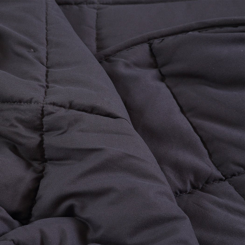 DreamZ Double Dark Grey 11kgs Polyester Weighted Blanket
