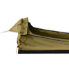 Image of Mountview Camping Swags Canvas Swag Tent Kings Pole with Awning Double Khaki