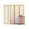 Image of Levede 4 Panel Free Standing Foldable Timber Room Divider Privacy Screen with Wood Frame