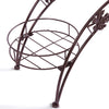 Image of Levede Plant Stand Garden Decor Flower Pot Rack Wrought Iron Arch Shelf Bronze