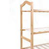 Image of Levede Bamboo Shoe Rack Storage Wooden Organizer Shelf Stand 5 Tiers Layers 80cm
