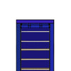 Image of Blue 10 Tiers Shoe Rack Holder