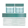 Image of 2x 4 Tier Garden Greenhouse Steel Plant Storage Shelving Frame Stand Shelf Rack