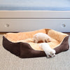 Image of PaWz Deluxe Soft Pet Bed Mattress with Removable Cover Size XXX Large in Brown Colour