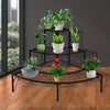 Image of Levede Outdoor Indoor Pot Plant Stand Garden Metal 3 Tier Planter Corner Shelf