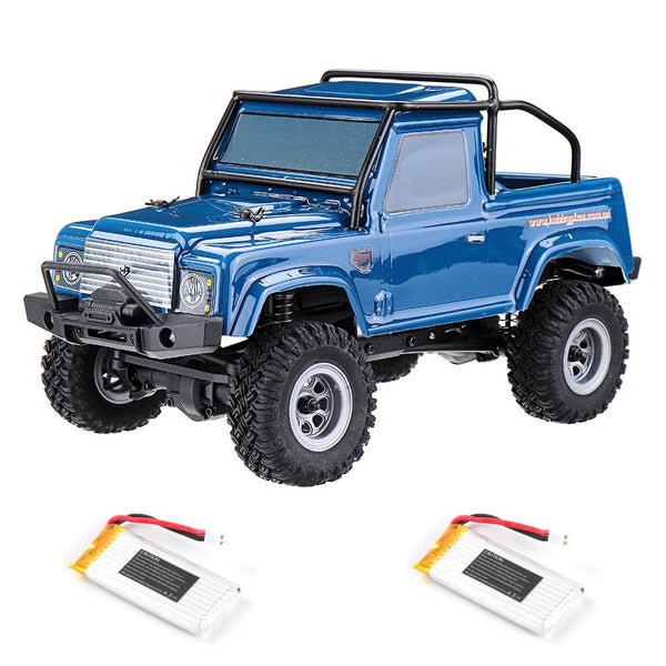 URUAV 1/24 4WD 2.4G Mini RC Car Crawler Model Vehicle Waterproof RTR With Two Battery