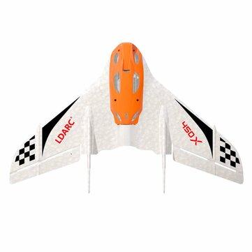 2PCS KINGKONG/LDARC TINY WING 450X V2 431mm Wingspan EPP FPV RC Airplane Flying Wing KIT