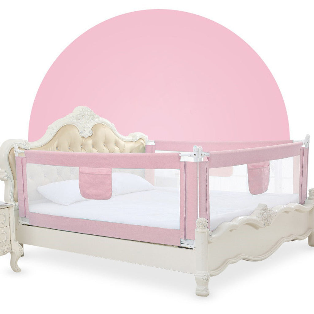 1.5M Adjustable Kids Infant Bed Guard Rail Toddler Crib Side Safety Barrier Protect for Baby Bed Safety