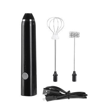 3 Speed USB ElectricCoffee Egg Mixer Shaker Whisk Tool Coffee Frother Egg Beater
