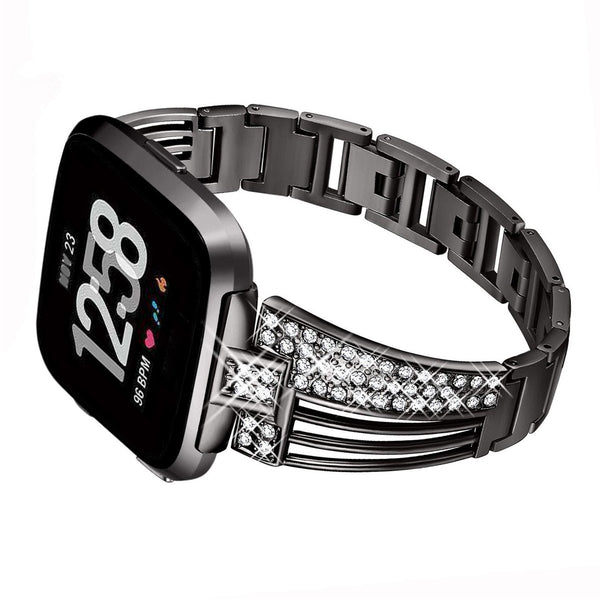 KALOAD Stainless Steel Replacement Watch Bracelet Band Strap Wristband For Fitbit Versa Smart Watch