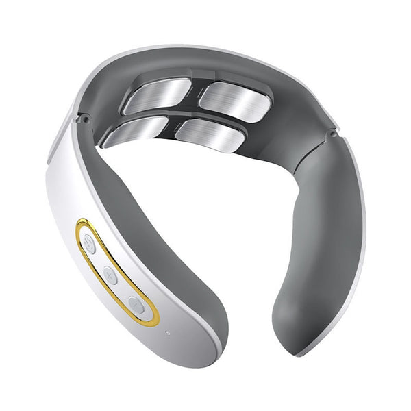 6 Modes Pulse Electric Neck Massager 42 Heating Cervical Neck Body Shoulder Muscle Relax Pain Relieve Device USB Rechargeable