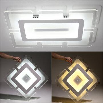 28W 42 42cm Acrylic Squarer Modern Ceiling Light Mounted Fixture for Home Living Room Decor AC220V