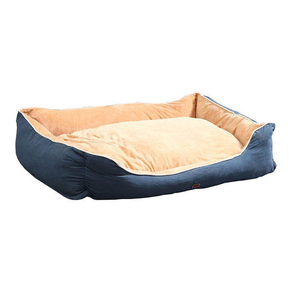 PaWz Deluxe Soft Pet Bed Mattress with Removable Cover Size Large in Blue Colour