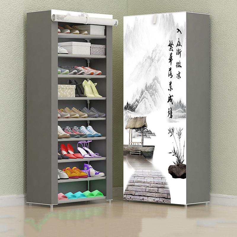 10 Floors Shoe Racks Wall Shelf Closet Organizer Storage Box Stand