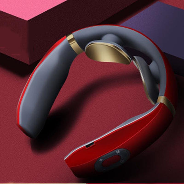 Electric Neck Massager Magnetic Pulse Therapy Intelligent Neck Protector USB Rechargable Body Relax Treatment