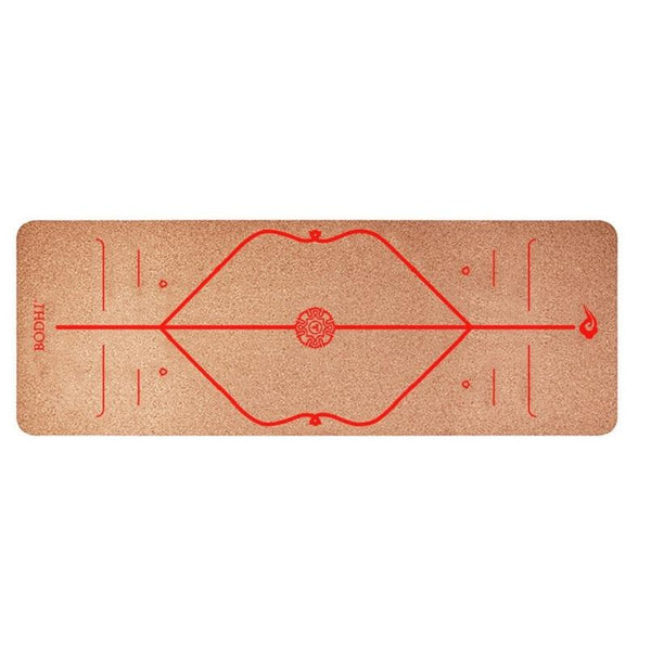 183*65*0.6cm Crease-resistant And Thicker Cork TPE Yoga Mats