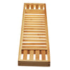 Image of Bamboo Wood Bath Tub Rack Bathroom Shelf Tidy Tray Storage Caddy Organiser