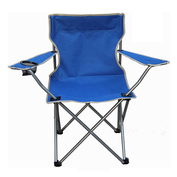 Outdoor Portable Folding Chair Fishing Camping Beach Picnic Chair Seat With Cup Holder