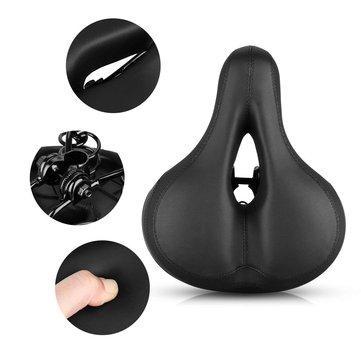 BIKIGHT Cycling Bicycle Soft Extra Comfort Saddle Seat Pad Sport MTB Bike Saddle With Hollow Cushion