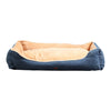 Image of PaWz Deluxe Soft Pet Bed Mattress with Removable Cover Size Large in Blue Colour