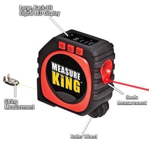 3-IN-1 MEASURE KING, LASER MEASURE TAPE