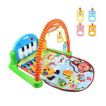 3 in 1 Rainforest Musical Lullaby Baby Activity Playmat Gym Toys  Mat