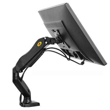 NB F80 Monitor Laptop Stand Gas Spring  clamp grommet base PC desk holder Support 10-27 Monitor