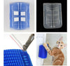 Image of Toy Cat Massage Comb Grooming Wall Self Brush Corner Groomer With Pet New Catnip