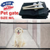 Image of Safety Enclosure Dog Gate Barrier Mesh Safe Pet Anywhere Magic Guard&Install