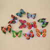 Image of 10 Pc Wall Stickers Butterfly LED Lights Wall Stickers 3D House Decoration Hot y