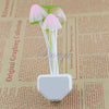 Image of Mushroom With Lotus Leaf Design Multi-color LED Night Light Lamp Lantern KIDS