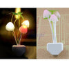 Image of Mushroom With Lotus Leaf Design Multi-color LED Night Light Lamp Lantern KIDS