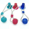 Image of Pet Molar Bite Toy Multifunction Floor Suction Cup Dog Balls Interactive Puppy A