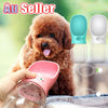 Image of Water Bottle Cup Portable Feeder Drinking Puppy Dog Cat Pet Outdoor Travel