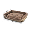 Image of Pawz Pet Bed Mattress Dog Cat Pad Mat Cushion Soft Winter Warm Large Cream
