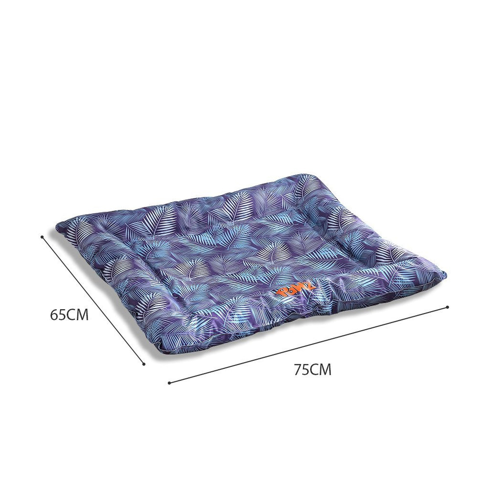 PaWz Anti-bug Dog Cooling Bed-76x65 cm-Pine Pattern Extra Large