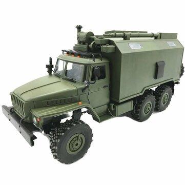 WPL B36 Ural 1/16 2.4G 6WD Rc Car Military Truck Rock Crawler Command Communication Vehicle RTR Toy