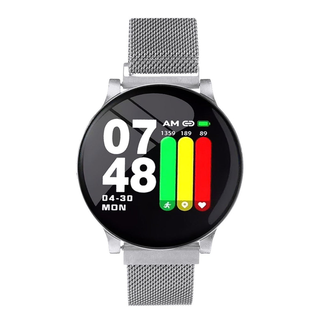 Bakeey W8 1.3 inch Full Touch Screen Wristband Heart Rate Blood Pressure Monitor Weather Display Smart Watch