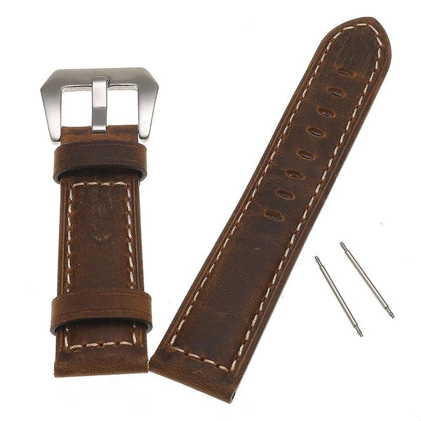 22mm PU Leather Matte Horse Texture Watch Strap Band For Samsung Gear S3 Classic/Frontier