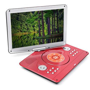 16 Inch Rotation Portable DVD Player Car Game USB TV AV In Out  Remote Control