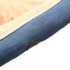 Image of PaWz Deluxe Soft Pet Bed Mattress with Removable Cover Size Large in Blue Colour