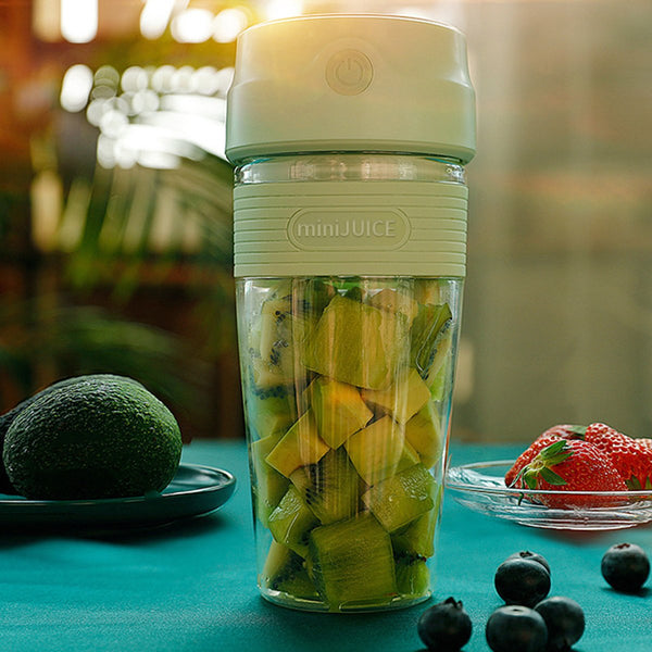 300ML Mini Portable Juice Blender USB Rechargeable Juicer Cup Vegetables Fruit Mixer For Outdoor Camping Travelling