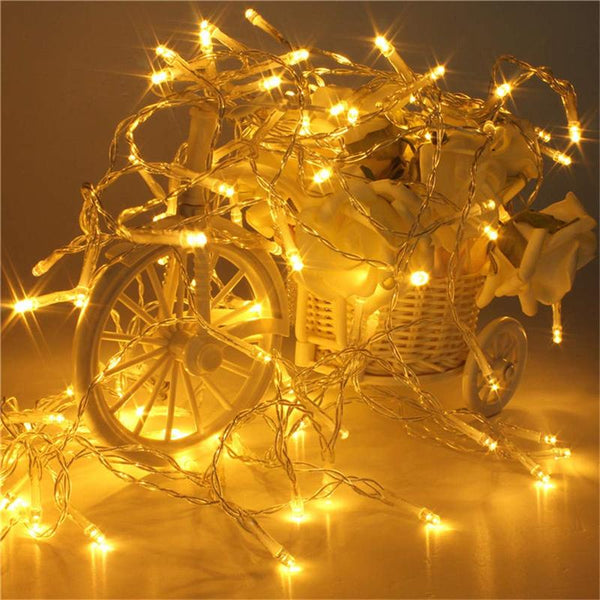 500LED 100m String Fairy Light 8 Modes Waterproof Xmas Party Wedding Curtain