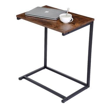 DouxLife DL-ST01 Notebook Table C Shape Design Metal Frame Sofa Table for Coffee Laptop TV Tray Home Office Supplies