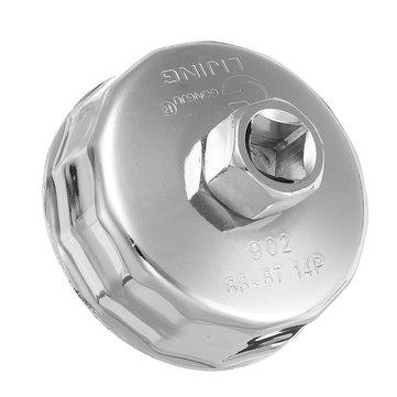 68mm 14 Flutes Oil Filter Socket Wrench Cup Cap Removal Tool for Audi Toyota VW