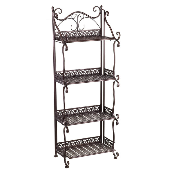 4 Layers Iron Storage Rack Modern Simple Bathroom Floor Shelf Household Shoe Rack Bookshelf Storage Shelf