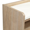 Image of Rustic Entryway Storage Bench
