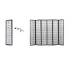Image of Levede 6 Panel Free Standing Foldable Timber Room Divider Privacy Screen with Black Frame
