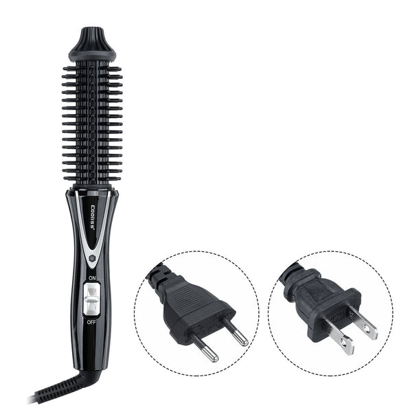 Professional Curling Iron Portable Hair Curling Wand Curlers Ceramic Tourmaline Foldable Anion Hair Brush Curler Hair Styling Tools